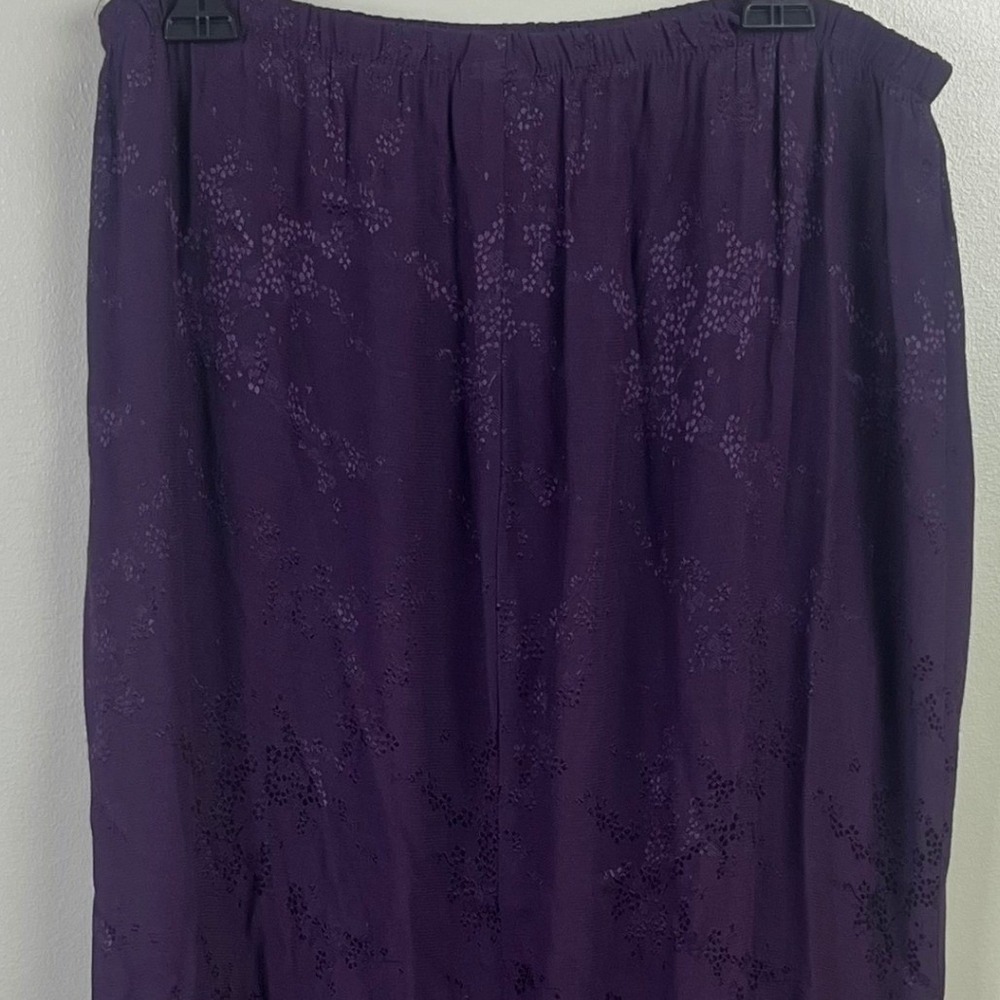 VTG Spencer Alexis 2 Piece Purple Patchwork Lagenlook Hippie Boho Dress XL (16) - Picture 6 of 14